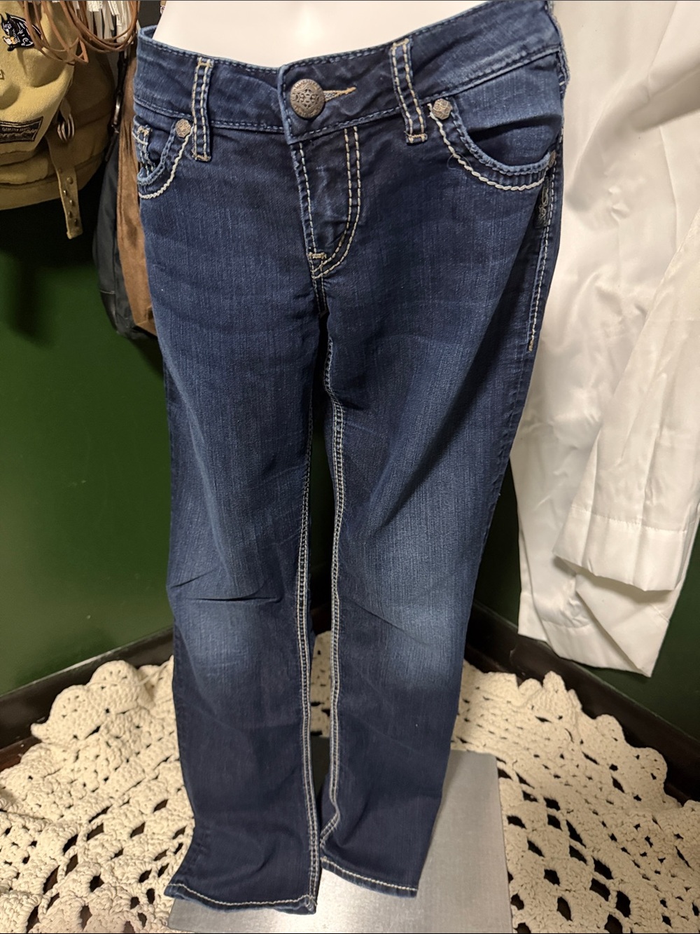 Silver Jeans Women's Dark Blue Bootcut Jeans